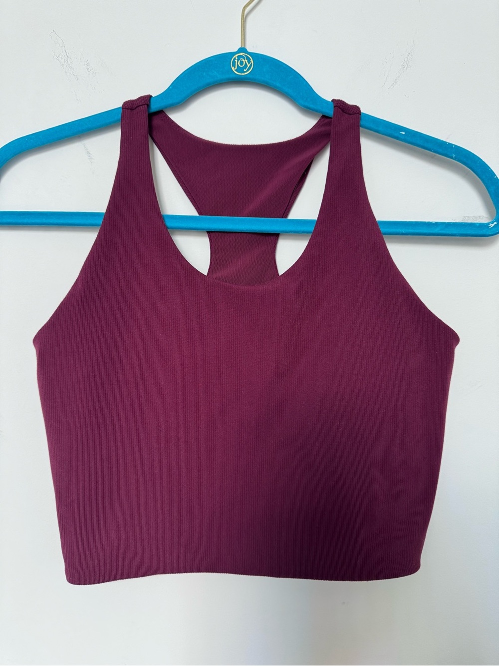 MPG Burgundy Racerback Sports Bra